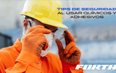 Tips de seguridad al usar químicos y adhesivos